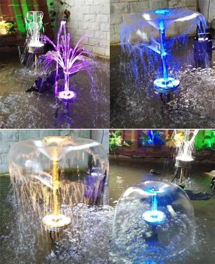 9X3w Tricolor RGB Underwater Lamp, Outdoor Water Fountain Light